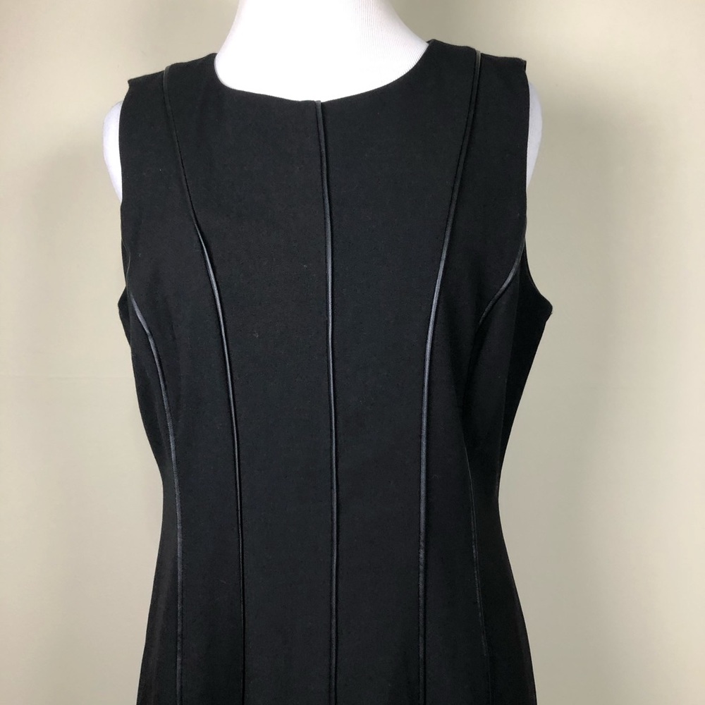 Calvin Klein black fit and flare dress size 8